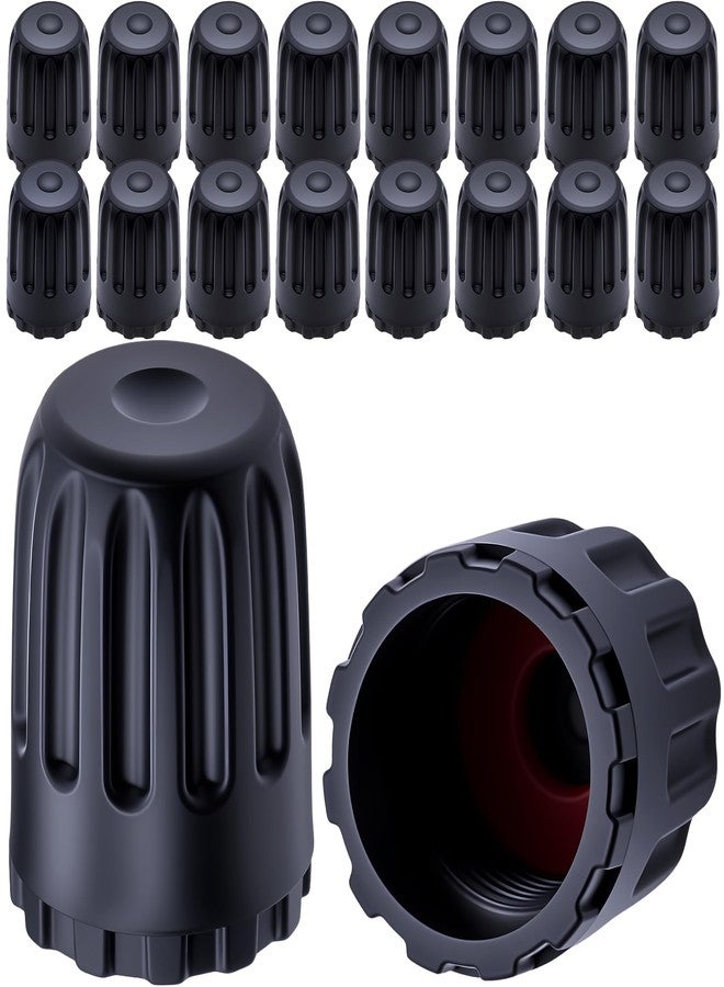 MEAJOO 30PCS TPMS Plastic Tire Valve Stem Caps, Wheel Tire Valve Stem, with O-Ring Rubber Seal, Universal Tire Valve Stem Covers for Cars, SUV, Trucks, Bikes, Motorcycles, Bicycles(Black) - Image 1